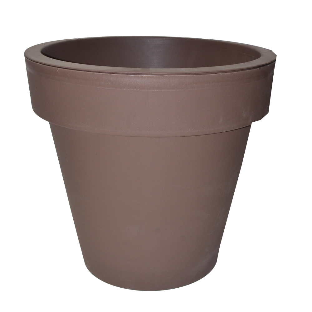 Poliwork Fulya Flower Pot 50 Milk Brown