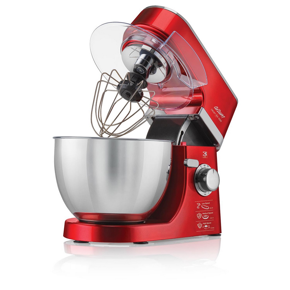 Arzum Crust Mix Color Stand Mixer - Red