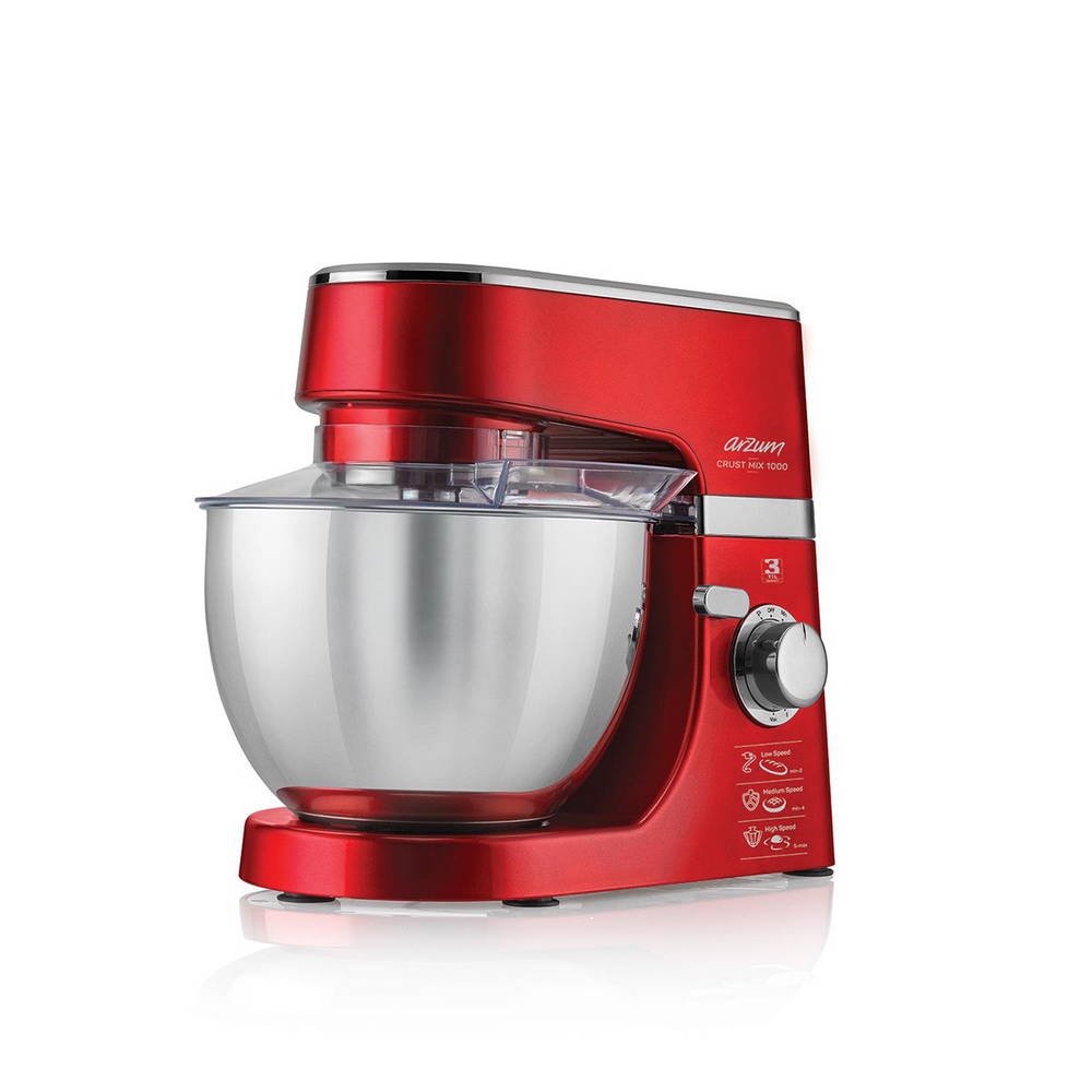 Arzum Crust Mix Color Stand Mixer - Red