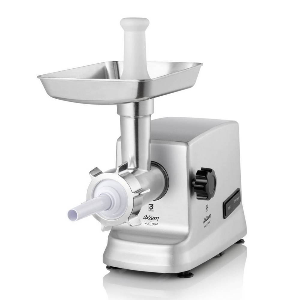 Arzum Meat Grinder 2000W - Stainless Steel