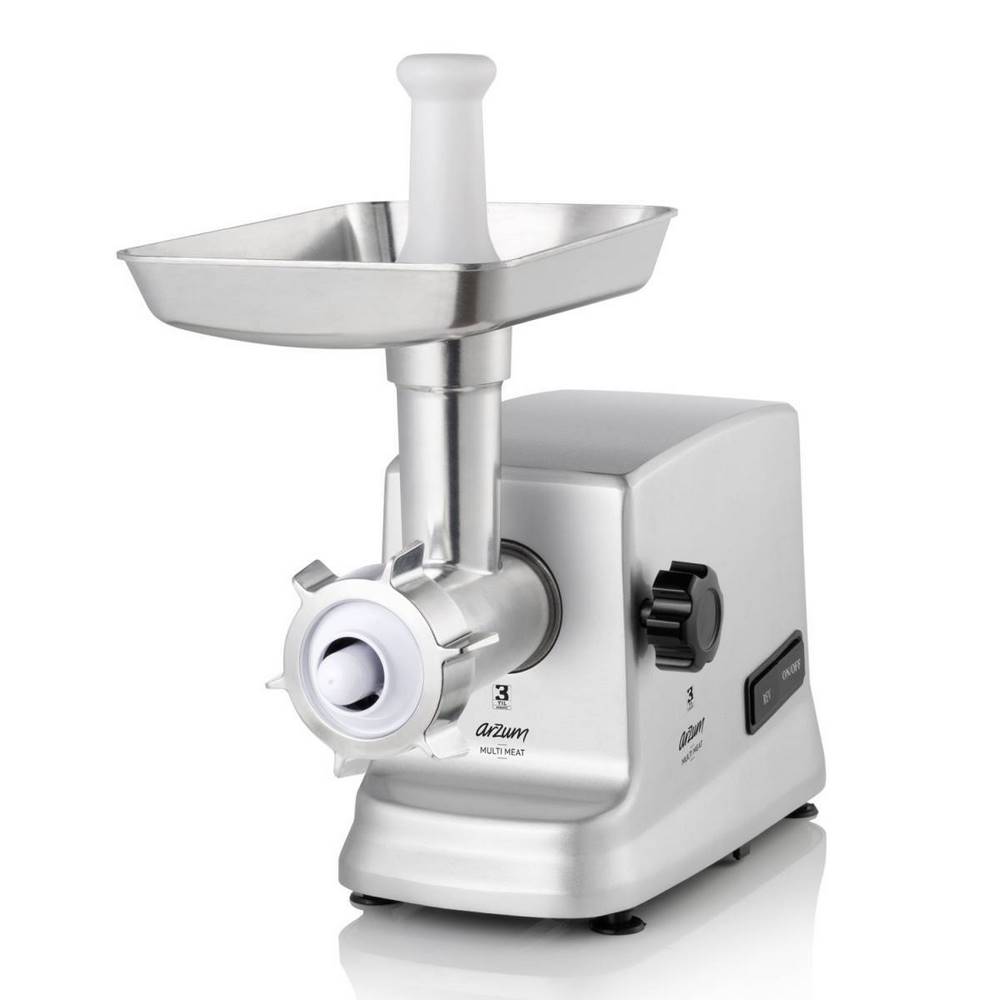 Arzum Meat Grinder 2000W - Stainless Steel