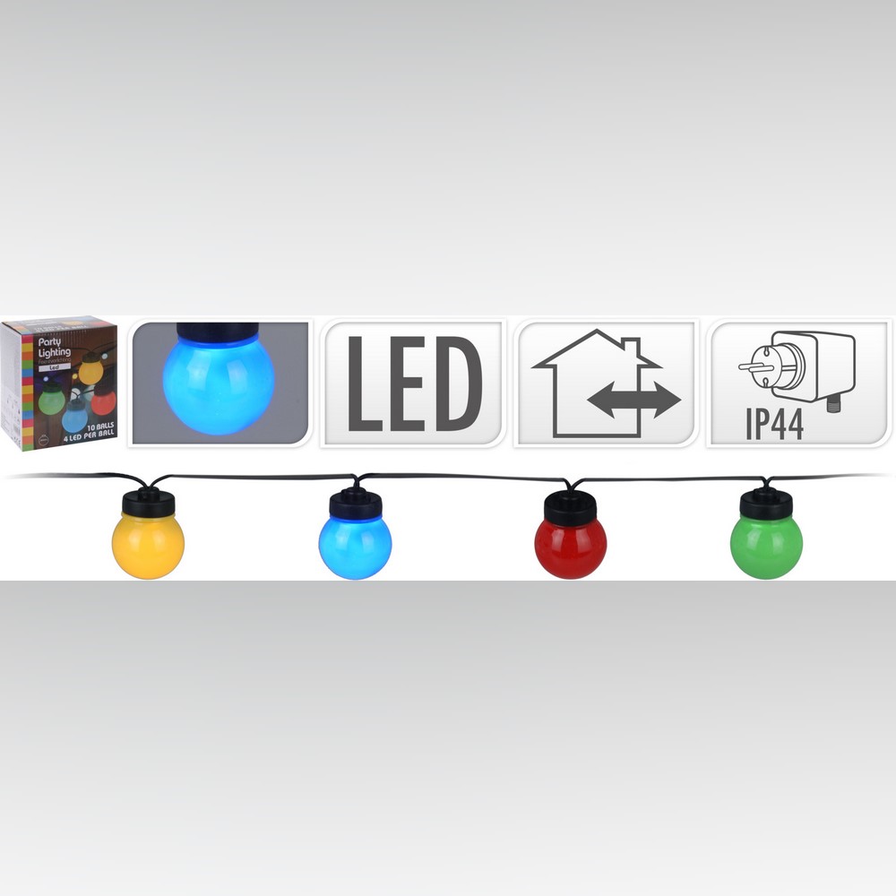 Koopman Party Lights 20 Led Lamp Multi-Color