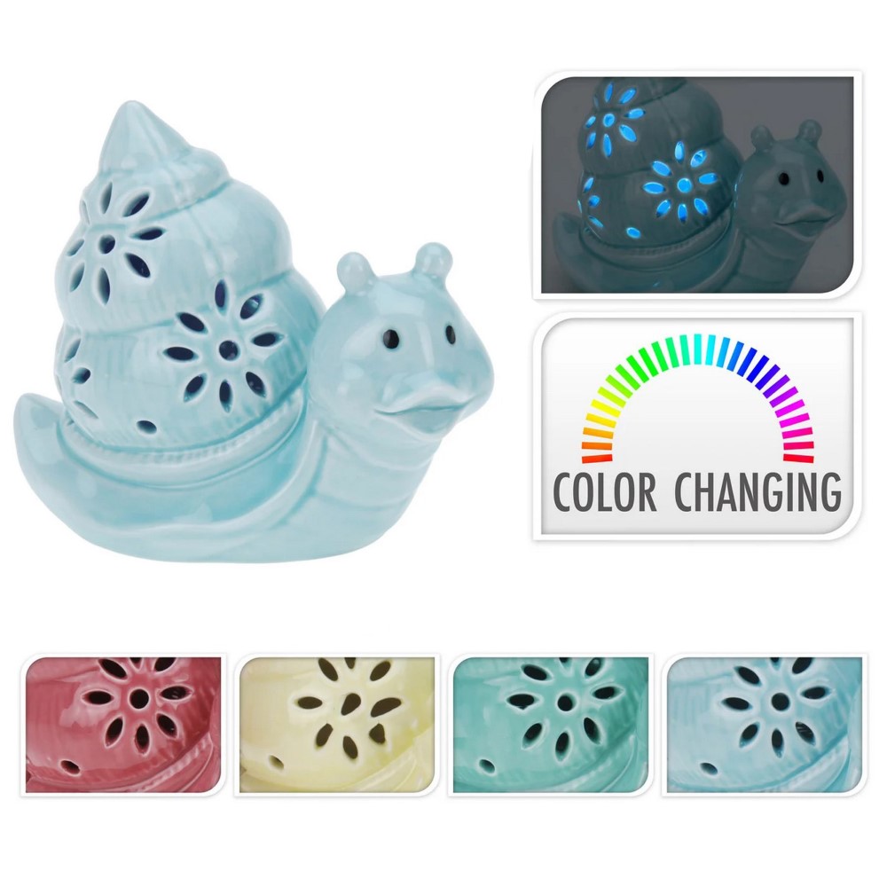 Koopman Snail Ceramic 125*70*105Mm 4 Assorted