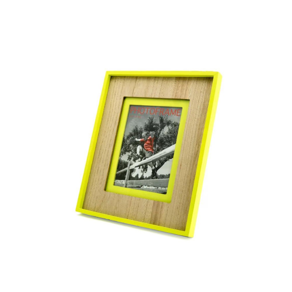 Koopman Photo Frame Wood 26X31Cm 4Ass