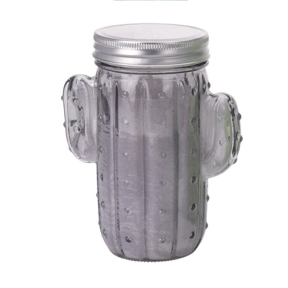 Koopman Cactus Glass Jar Candle