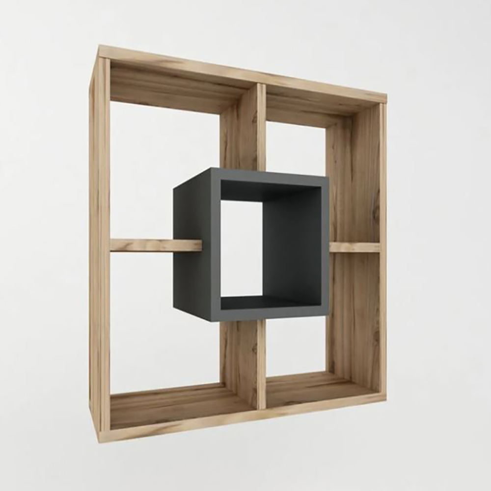 Minar Smile Wall Rack  Ciragan/Anthracite 90X60X21