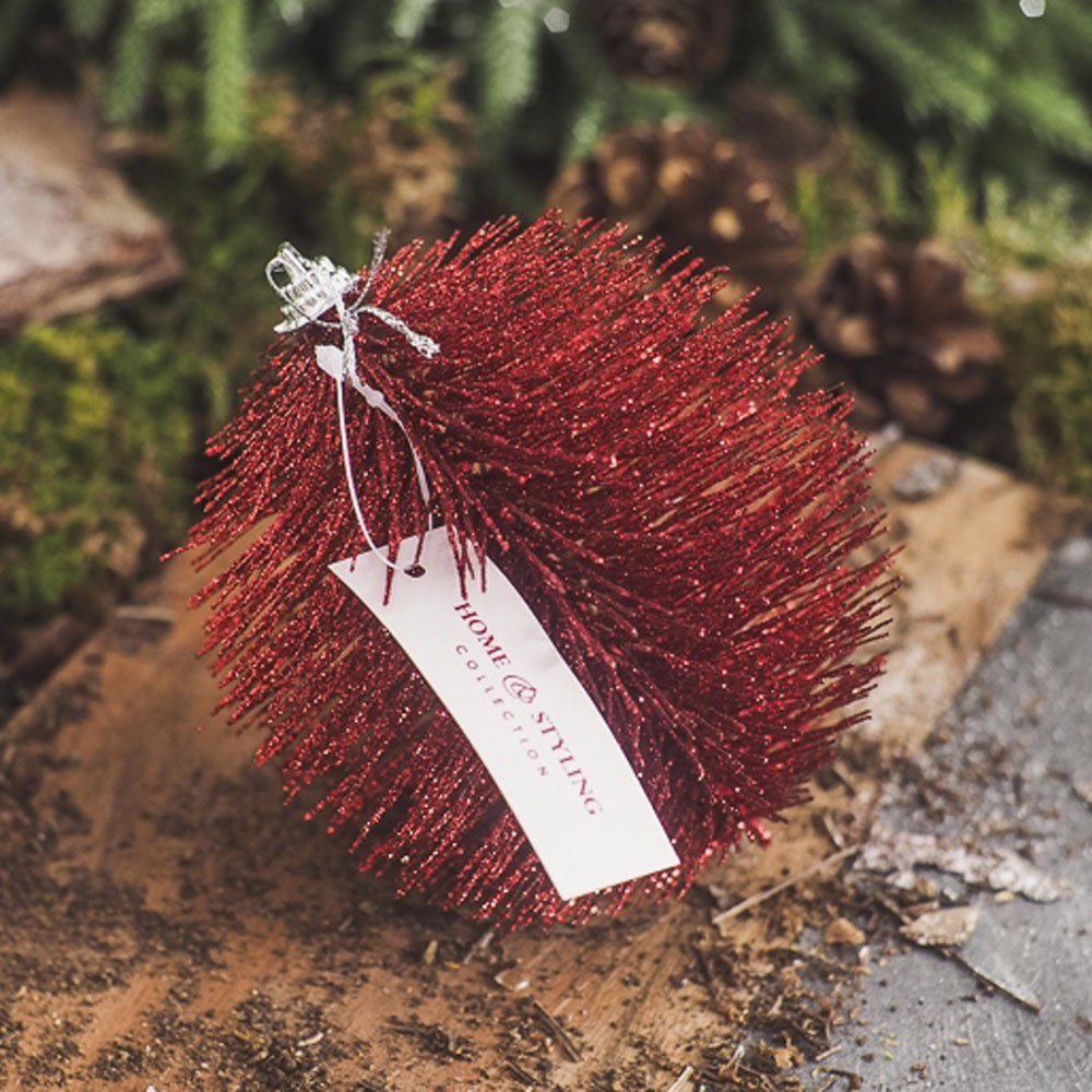 Koopman Christmas Tree Decoration  8Cm Red