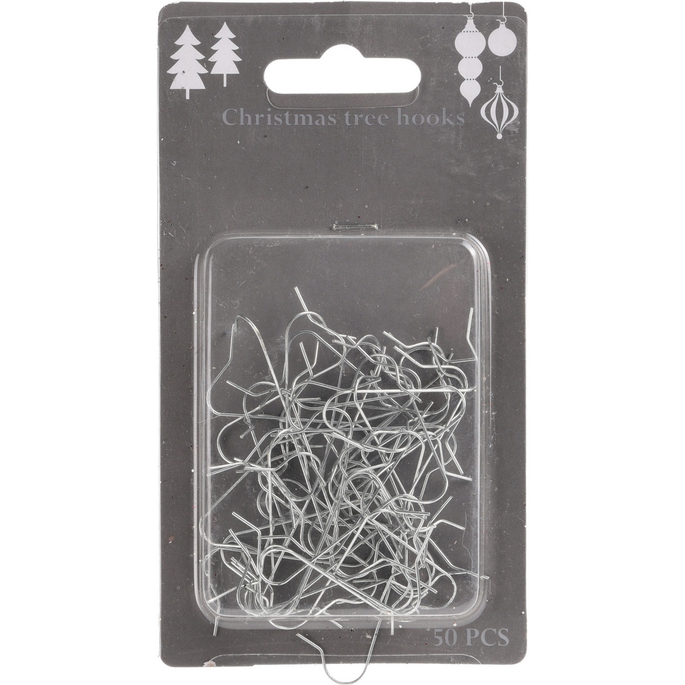 Koopman Tree Hooks 50 Pcs Silver