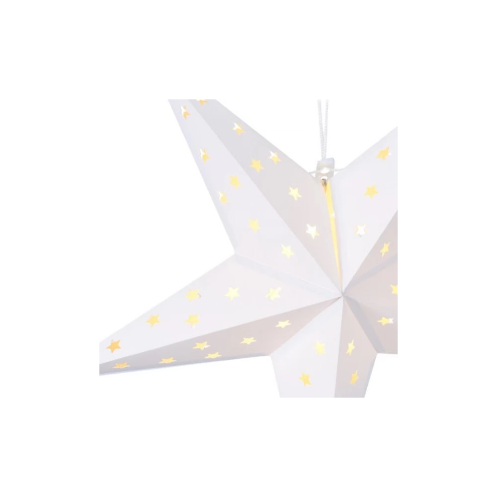 Koopman Star Paper Led Light 60Cm White