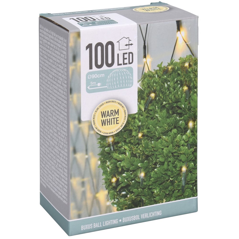 Koopman Buxus Ball Net 100 Led Lights Warm White