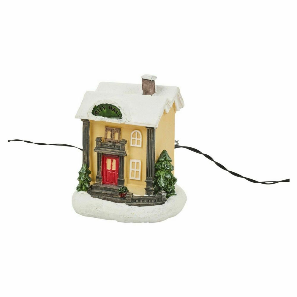 Koopman Village Set With Led Lights 10Pcs