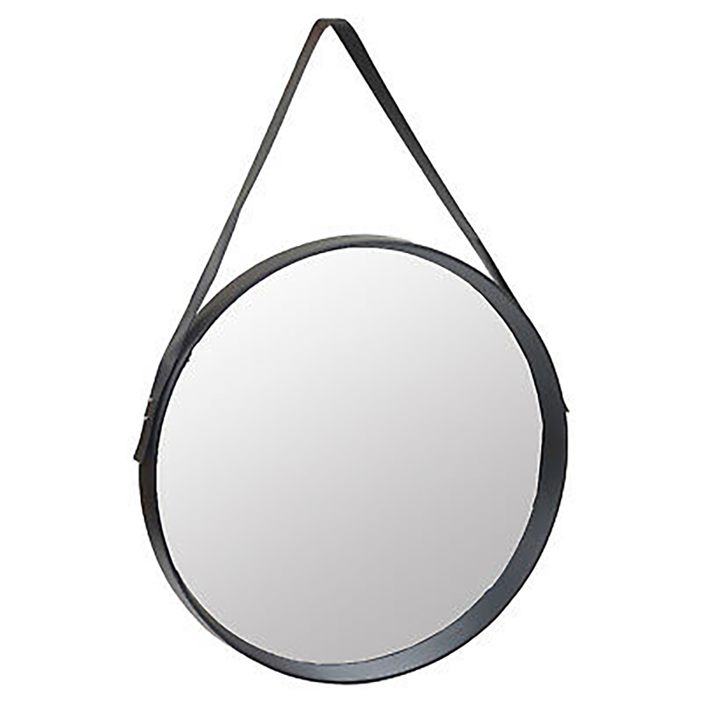 Koopman Mirror Round Black Frame 510Mm