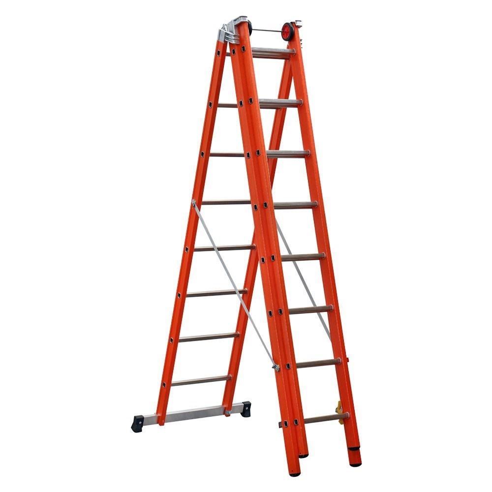 Cagsan 3X8 Fiberglass Functional Ladder
