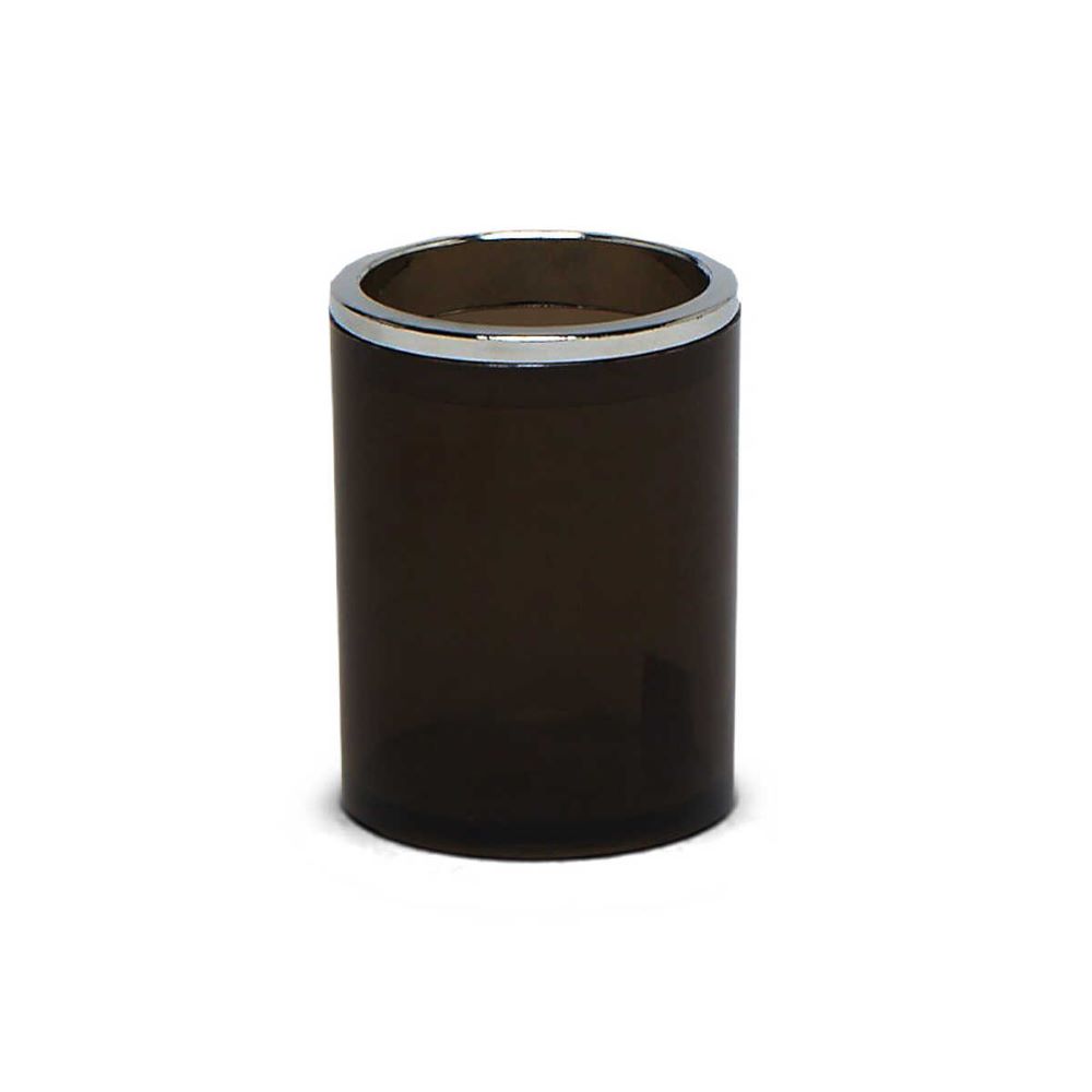 Primanova Lenox Toothbrush Holder Black/Transparent