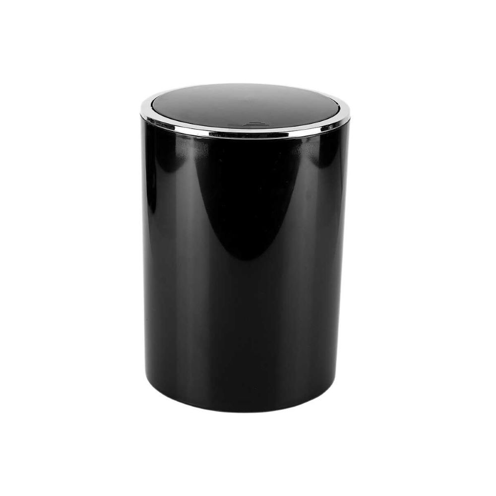 Primanova Lenox Dustbin 6 Lt Black/Chrome