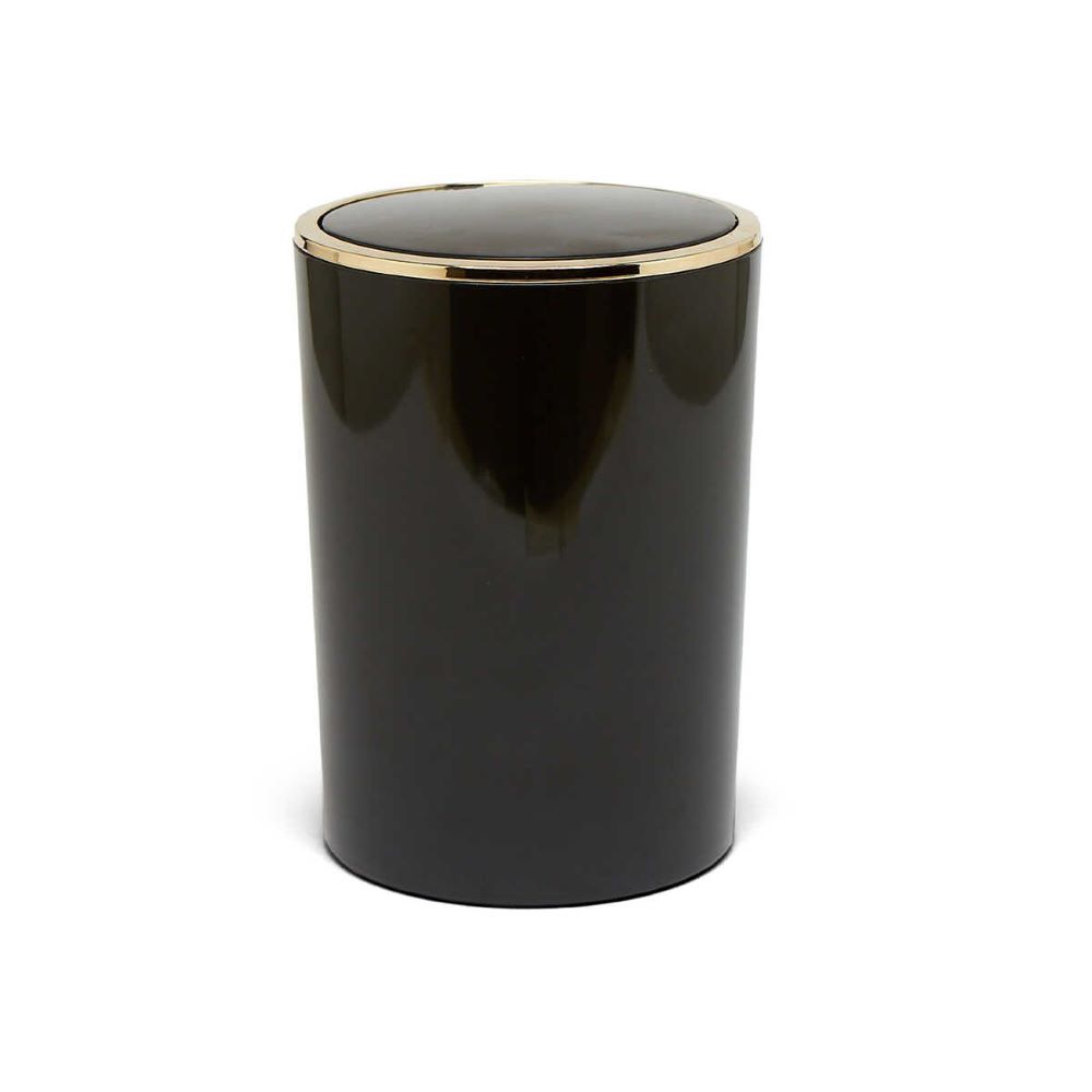 Primanova Lenox Dustbin 6 Lt Black/Gold