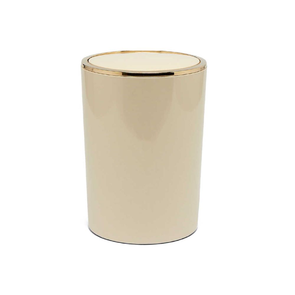 Primanova Lenox Dustbin 6 Lt Beige/Gold