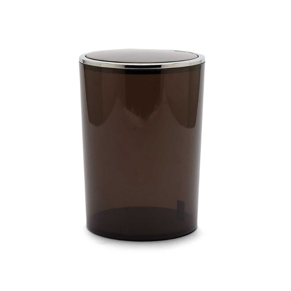 Primanova Lenox Dustbin 6 Lt Transparent Black