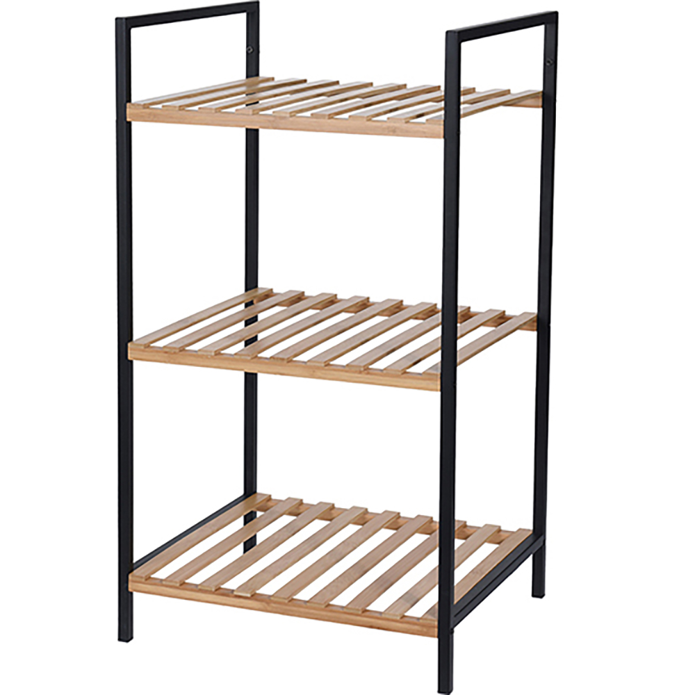 Koopman Bathroom Rack 3 Bamboo Shelves