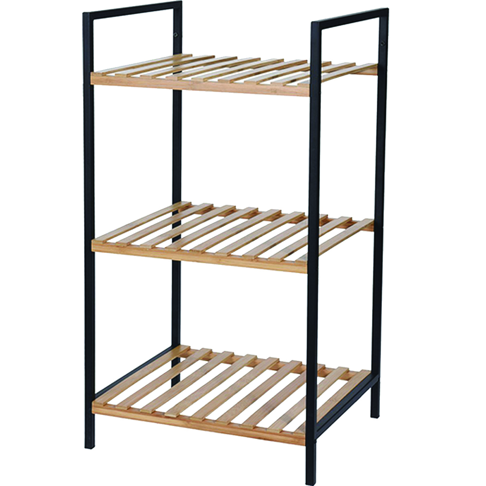 Koopman Bathroom Rack 3 Bamboo Shelves