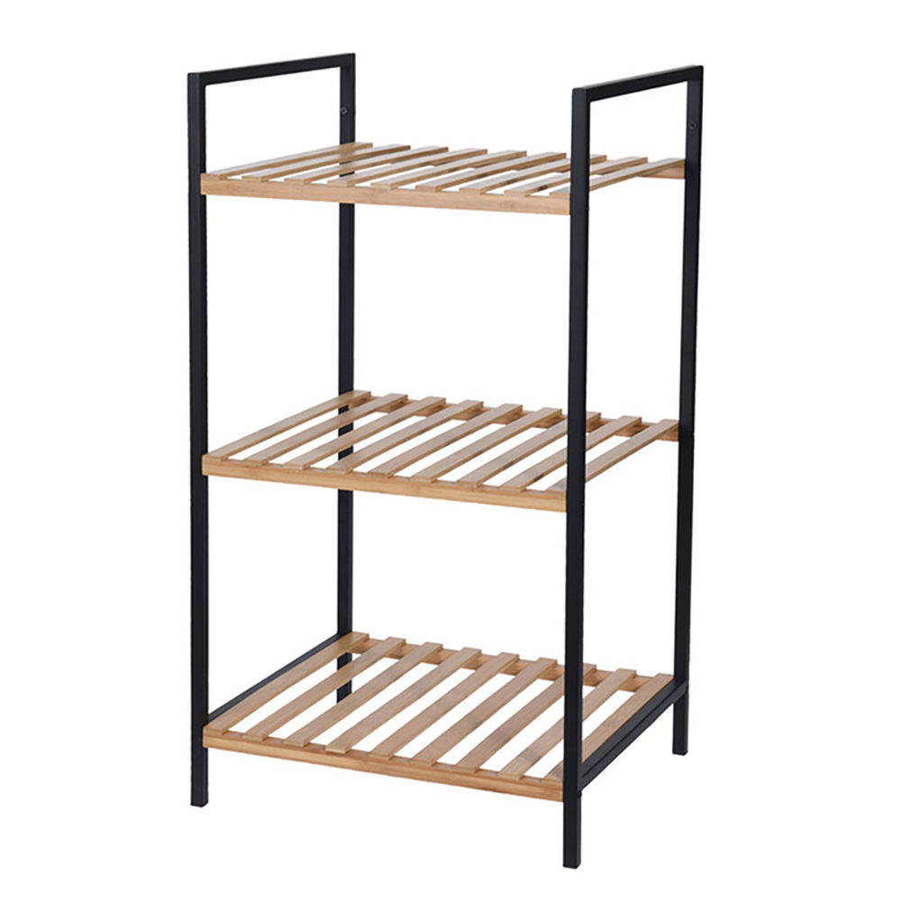 Koopman Bathroom Rack 3 Bamboo Shelves