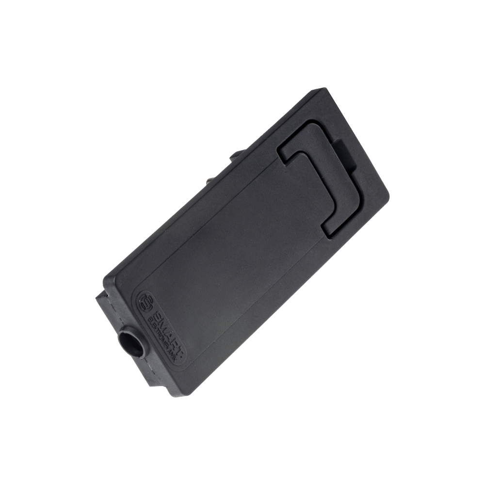 Tek-Iş Earthed Flat Plug Black