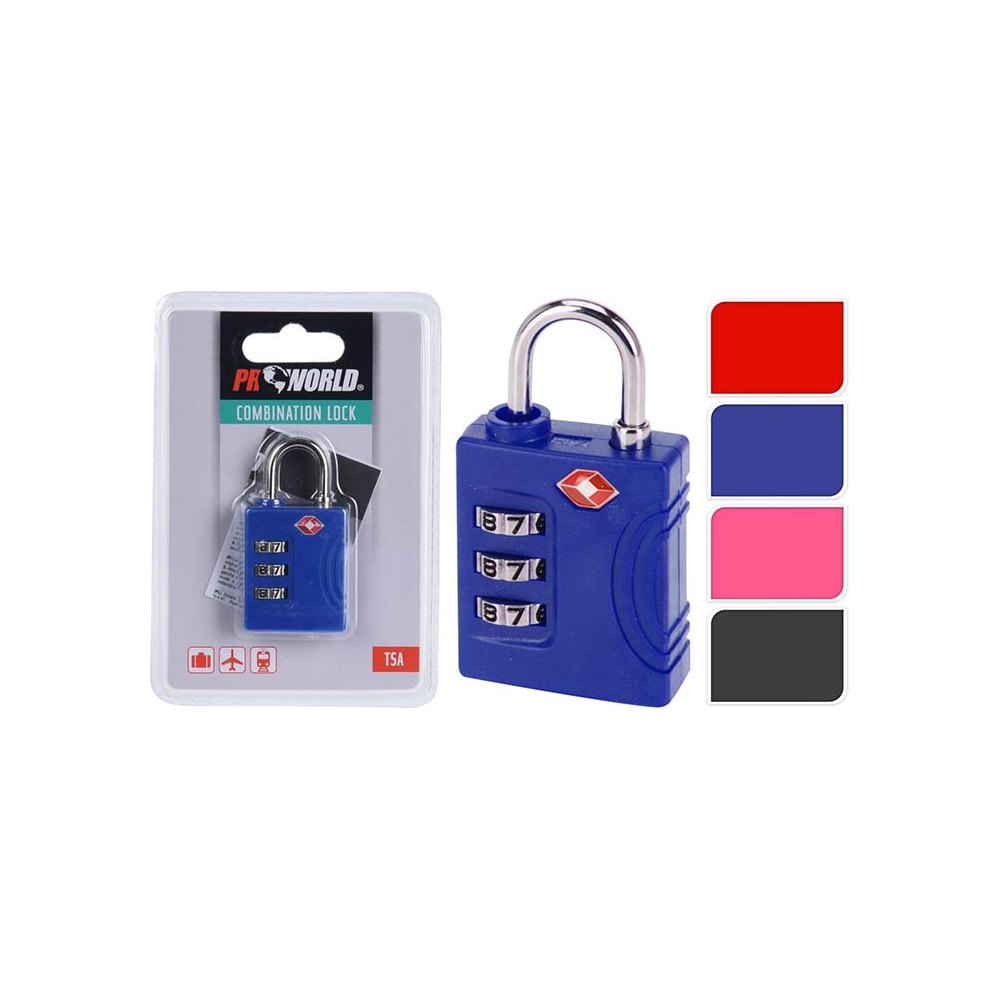 Koopman Tsa Lock 4Ass Clr