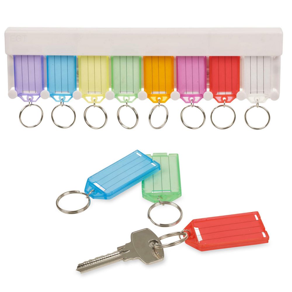 Koopman Key Tag Set 8Pcs in Holder