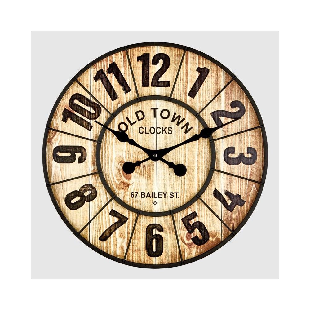 Galaxy White Metal Frame Wall Clock 50 Cm