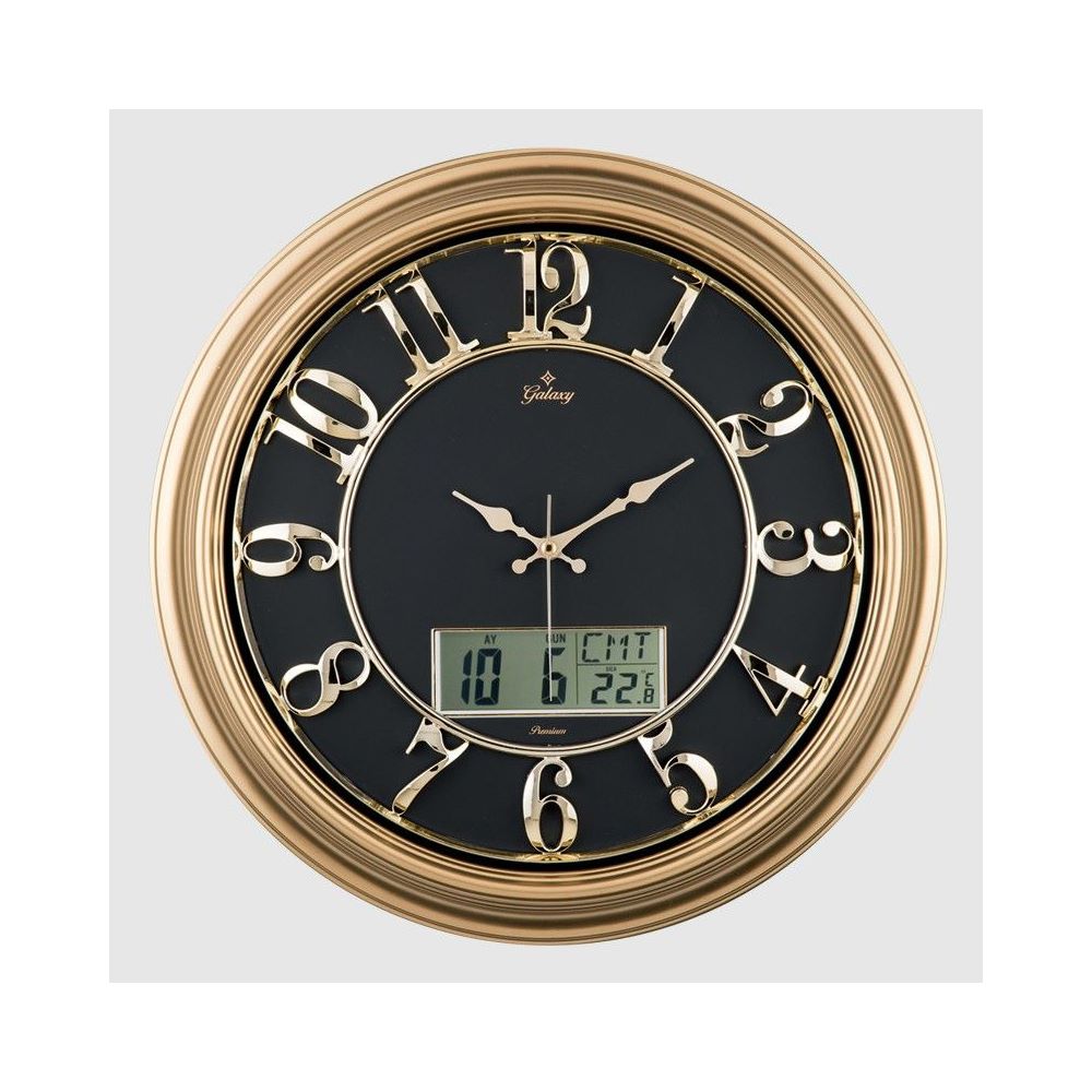 Galaxy Digital Wall Clock 46 Cm Metal Number
