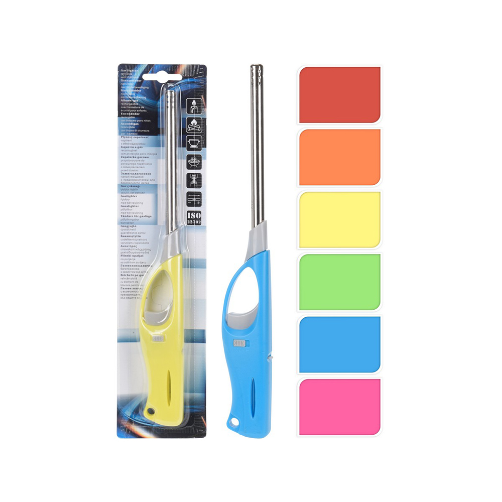Koopman Refillable Lighter 4Ass Clr