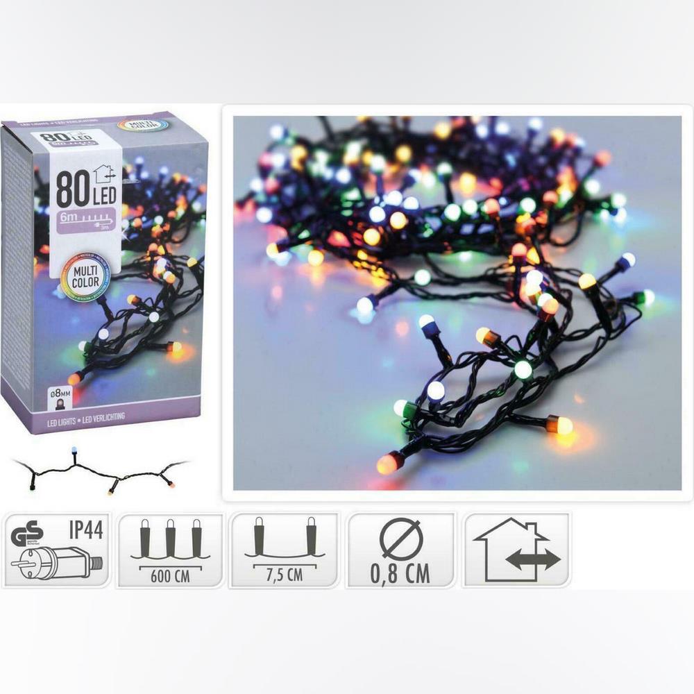 Koopman Spheres 8Mm 80 Led Lights Multi-Color