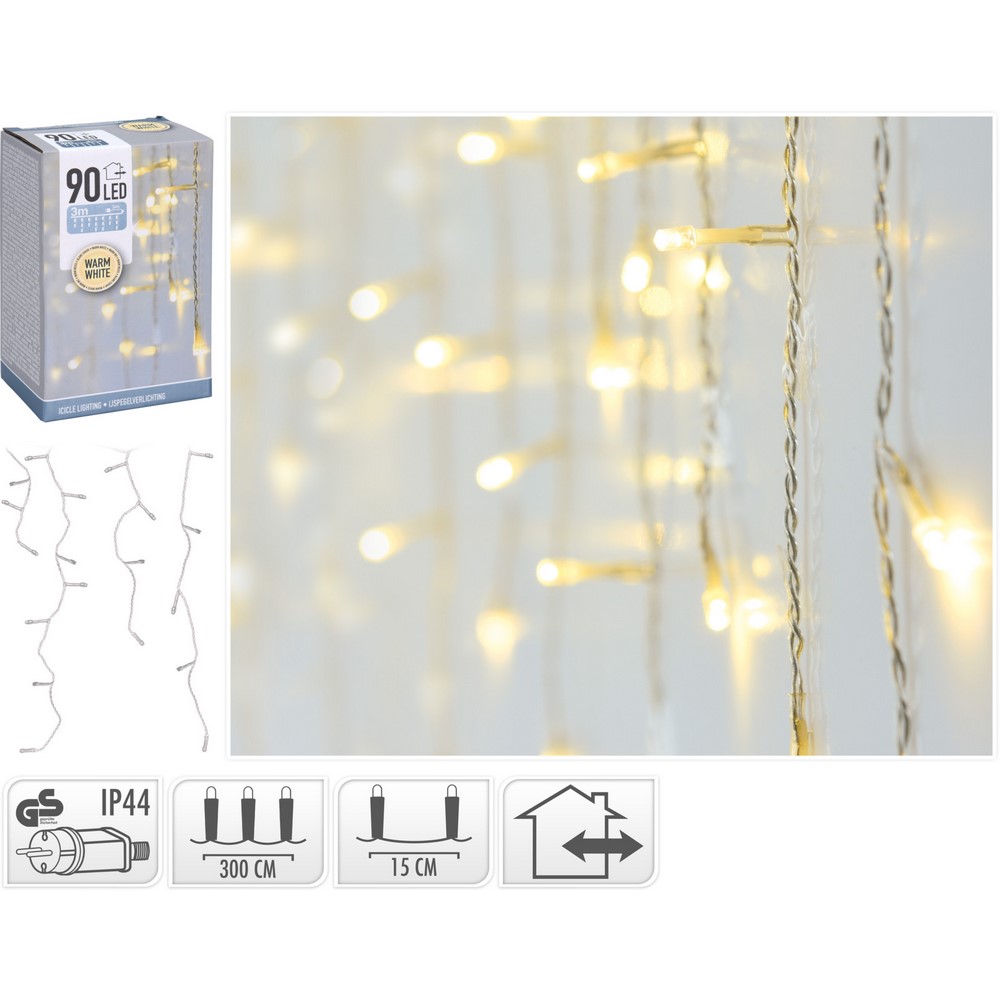 Koopman Led Lights Icicle 90 Ww Outdoor