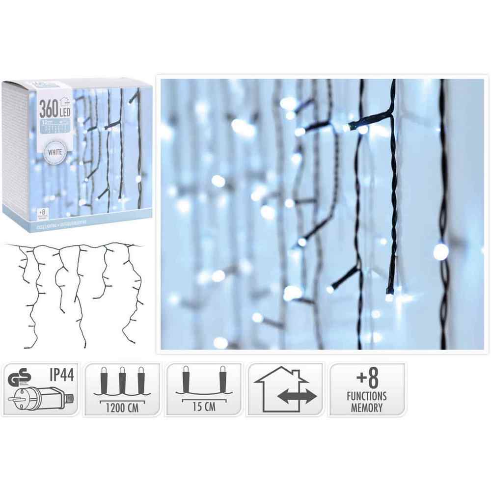 Koopman Led Lights Icicle 360 Whıte Outdoor