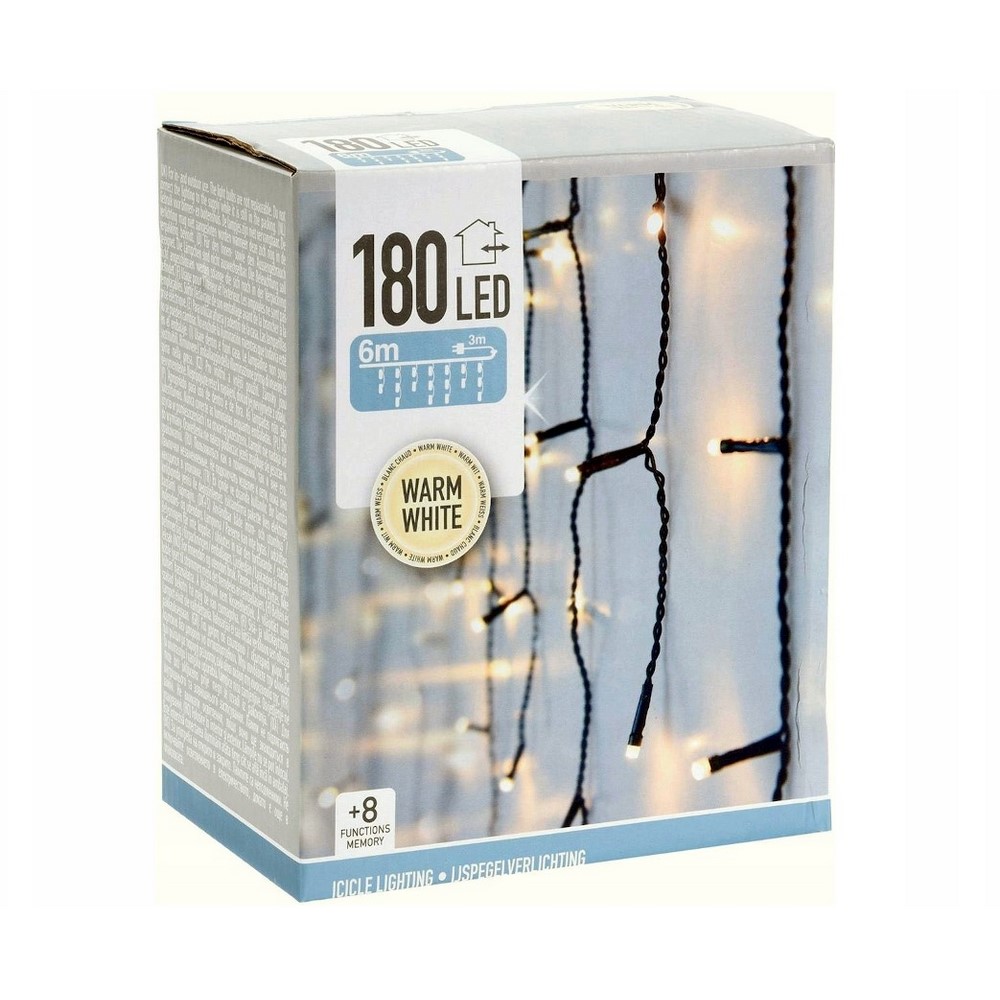 Koopman Led Lights Icicle 180 Ww Outdoor