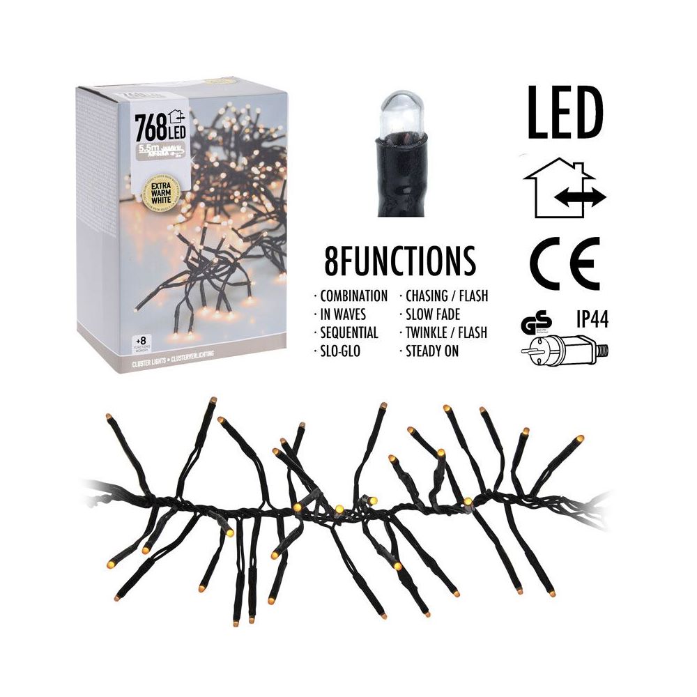 Koopman Cluster Lights 768 Led Lights Extra Ww