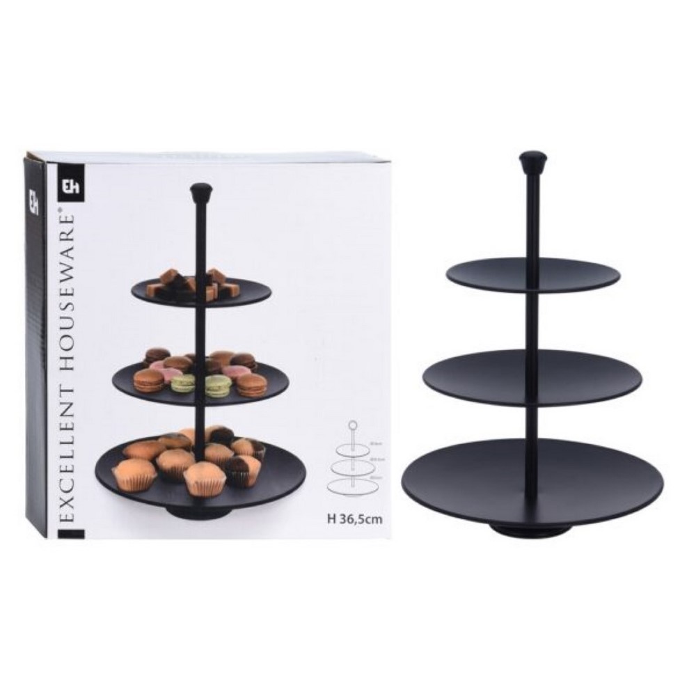Koopman Food Stand 3 Layers Matt Black