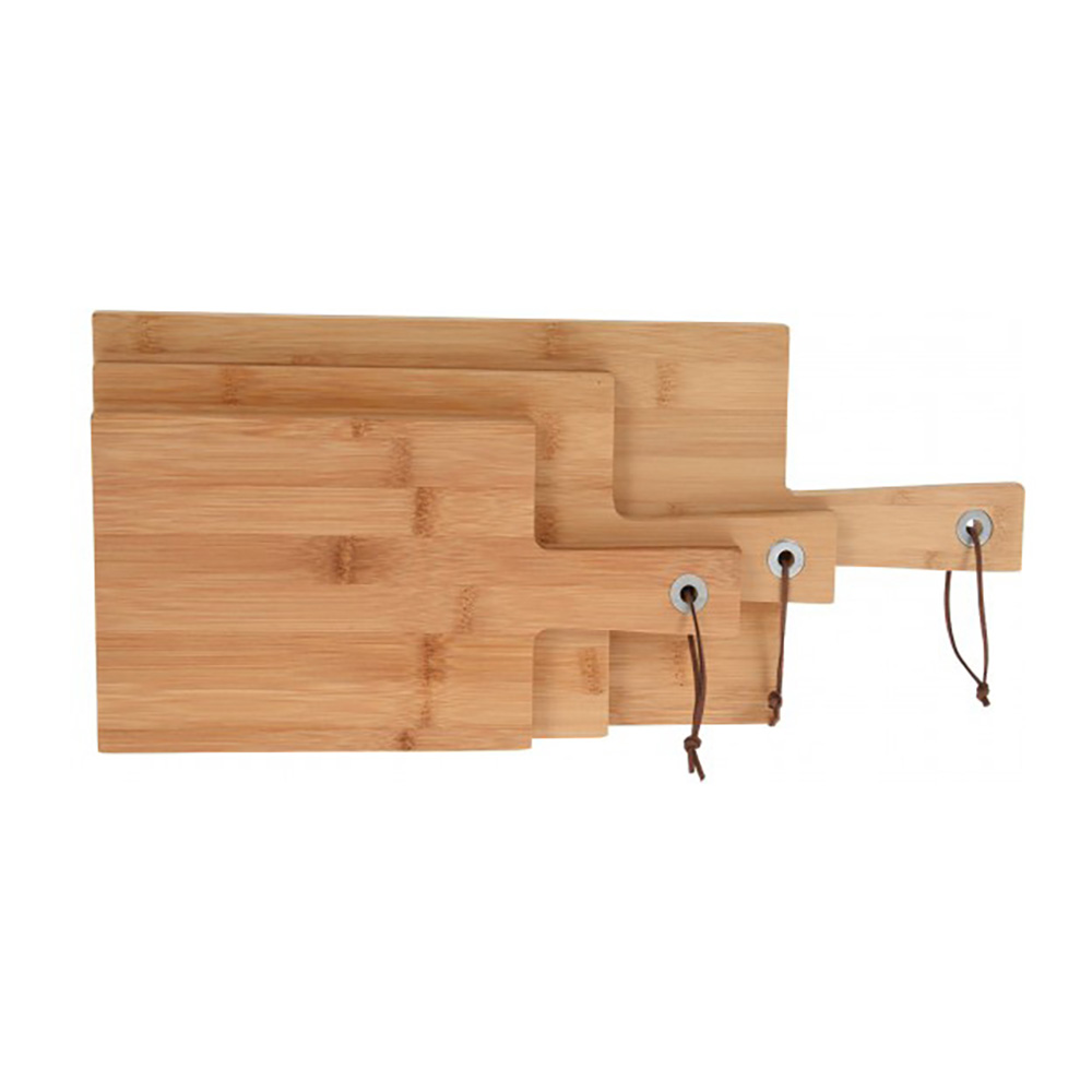 Koopman Cutting Board Bamboo Set 3Pcs