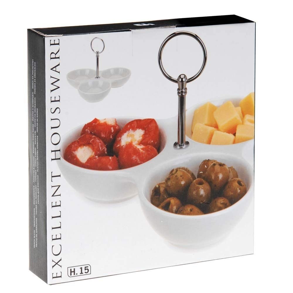 Koopman Snack Dish Porcelain