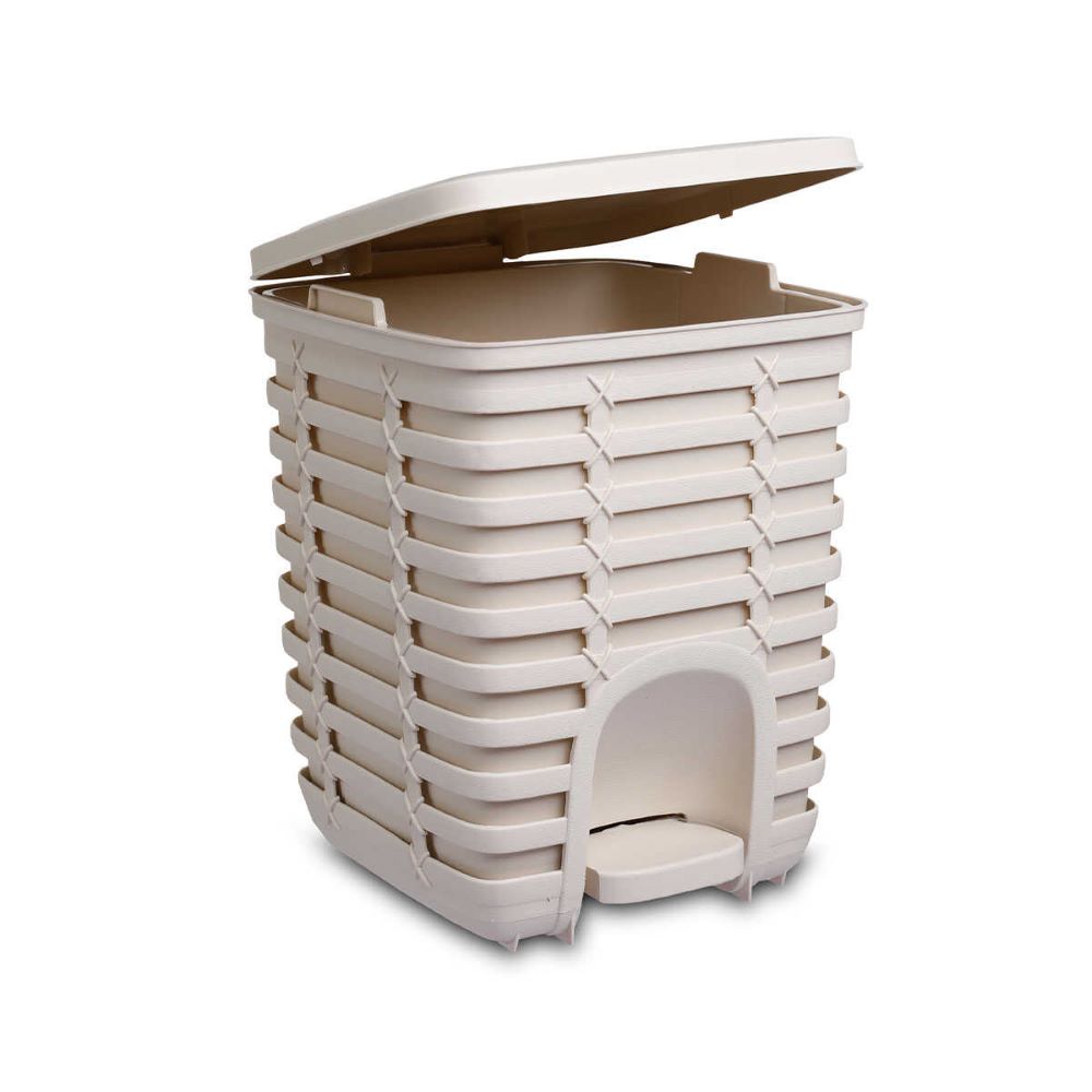 Primanova Palmpedal Dustbin 9 Lt-Beige