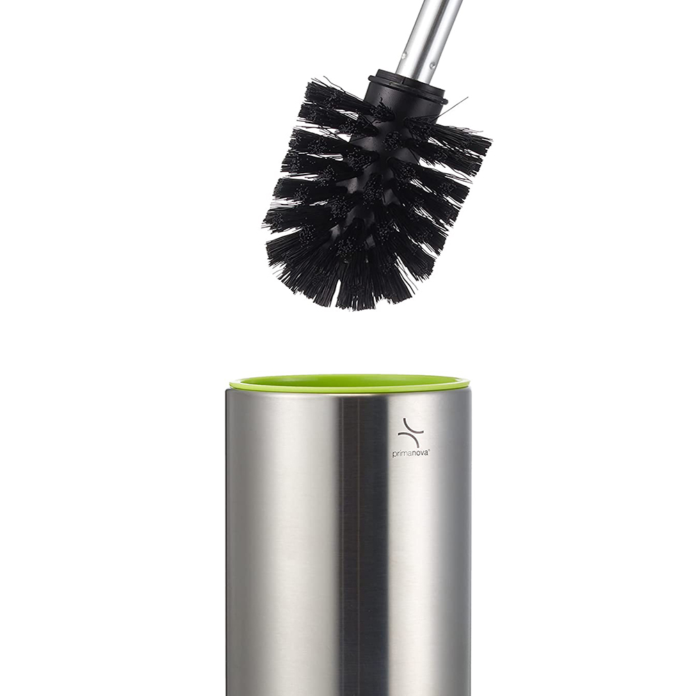 Primanova Sigo Toilet Brush Metal Green Stainless