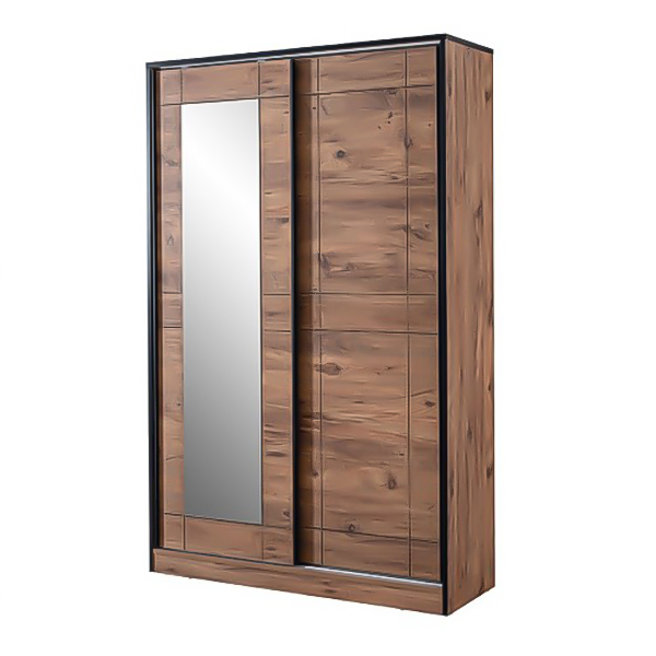 Evissa Vintage Sliding Door Hall Stand Atlantic Pine