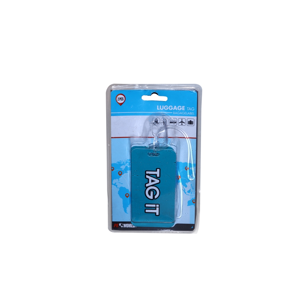 Koopman Luggage Tag Pp Set 2Pcs 6Ass