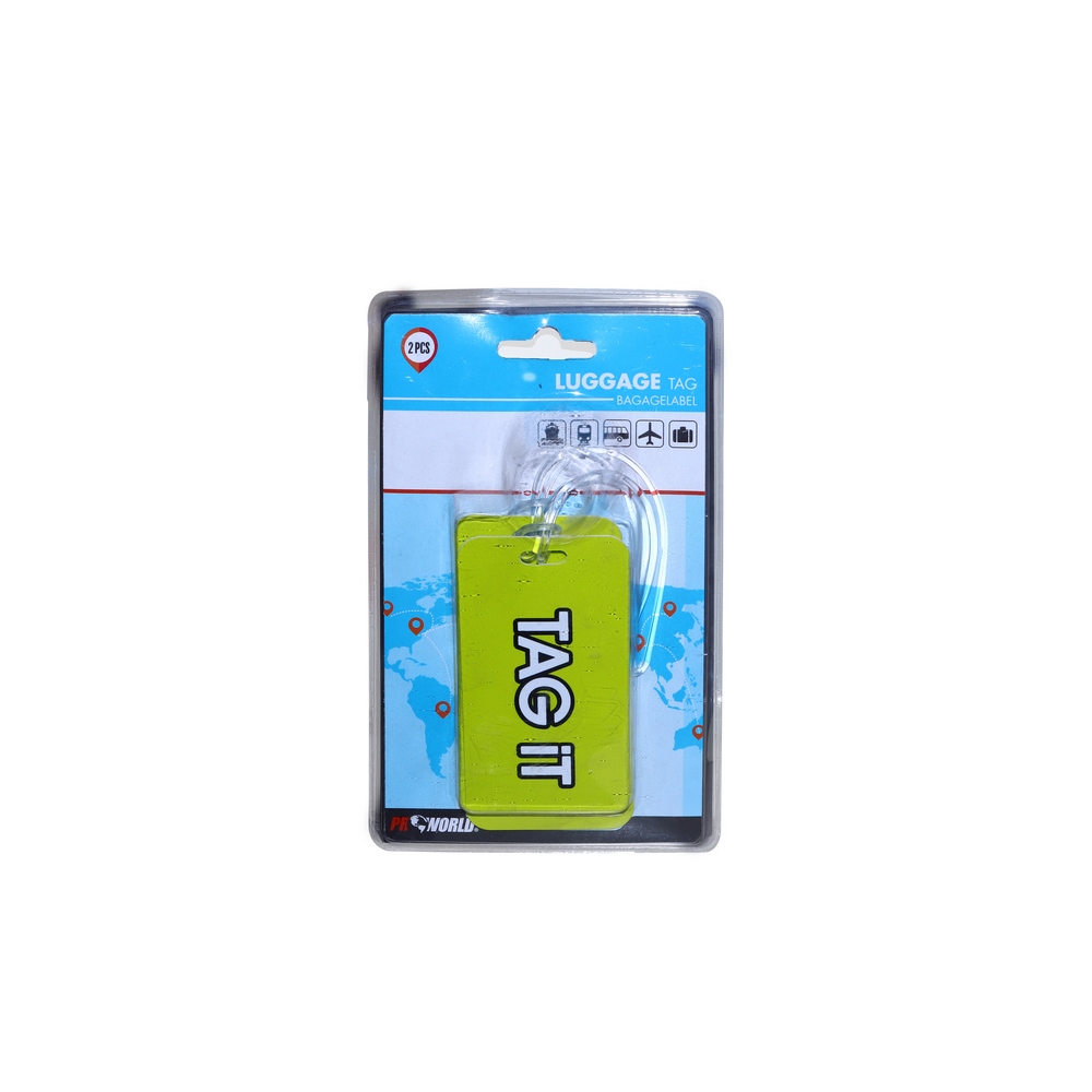 Koopman Luggage Tag Pp Set 2Pcs 6Ass