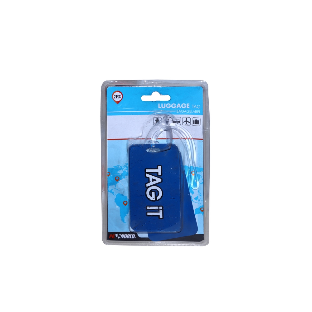 Koopman Luggage Tag Pp Set 2Pcs 6Ass