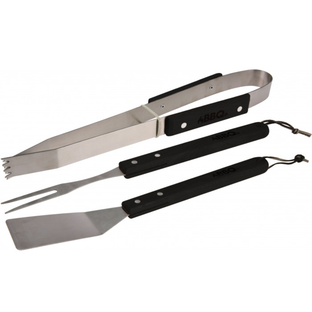 Koopman Bbq Tool Set 3 Pcs Black