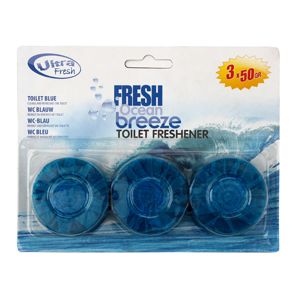 Koopman Toilet Blue Set Of 3Pcs
