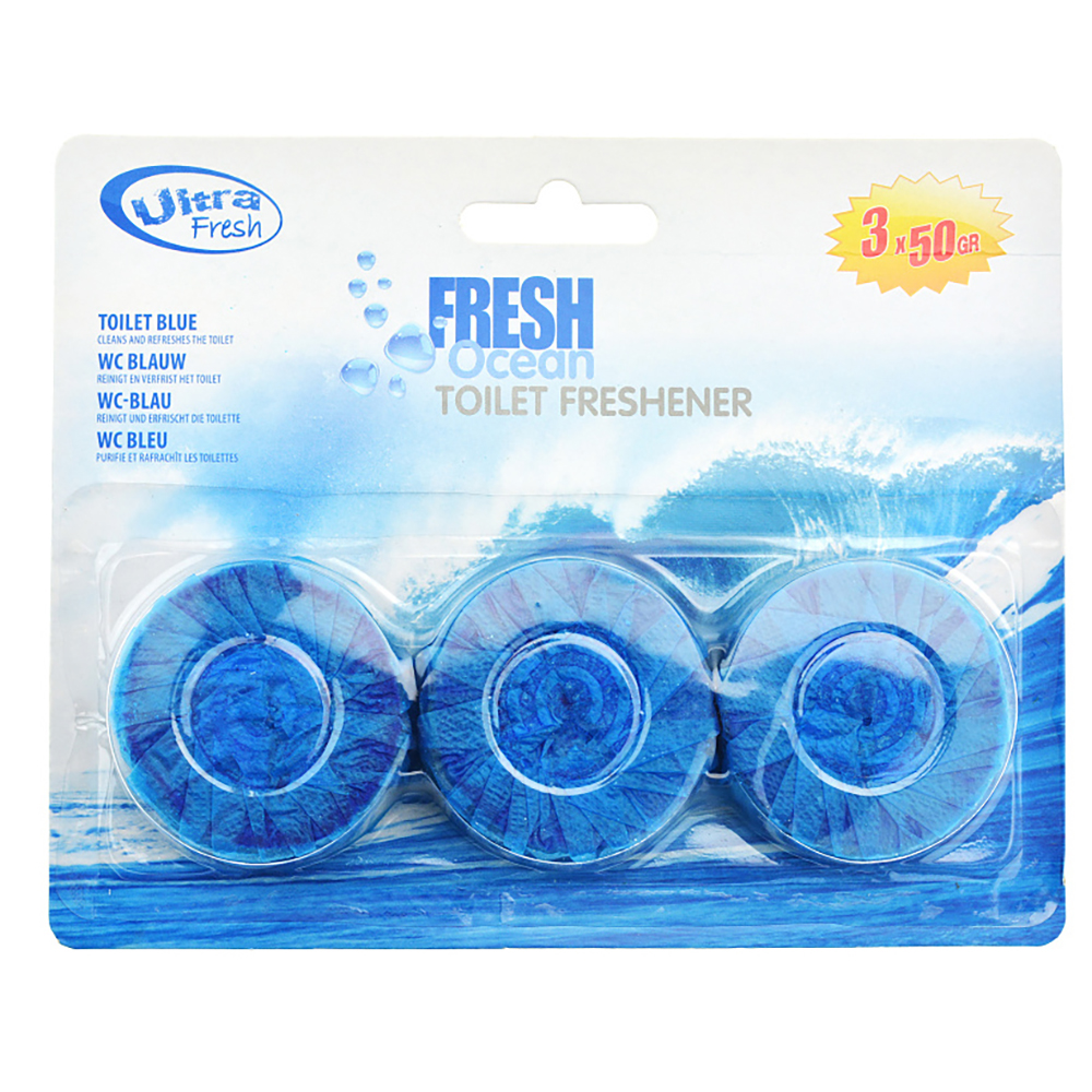 Koopman Toilet Blue Set Of 3Pcs