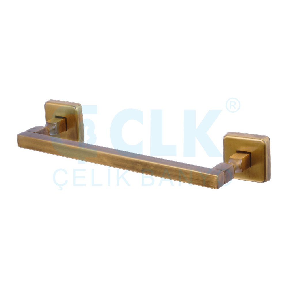 Çelik Banyo Square Bar Long Towel Holder 30Cm