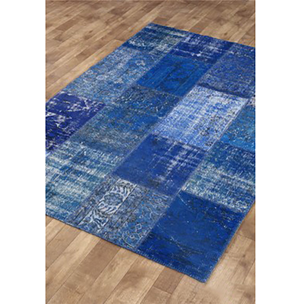 Halistores Liviadora Patchwork Carpet 140*200 Blue